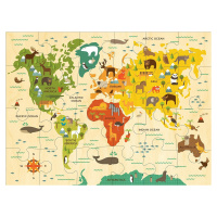 Petit Collage Podlahové puzzle náš svet