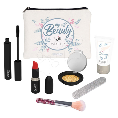 Kozmetická taštička s kozmetikou My Beauty make Up Set Smoby so špirálou rúžom očný tieň so štet