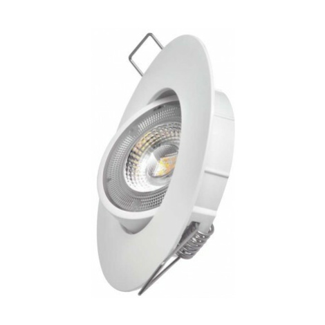 LED bodové svietidlo Exclusive biele, kruh 5W 4500K (EMOS)