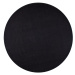 Kusový koberec Nasty 102055 Schwarz kruh - 133x133 (průměr) kruh cm Hanse Home Collection koberc
