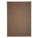 Kusový koberec FLOORLUX Coffee/Black 20329 – na ven i na doma - 160x230 cm Devos koberce