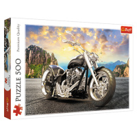 Trefl Puzzle 500 - Čierna motorka