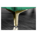 LuxD Dizajnová taburetka Rococo zelená / zlatá