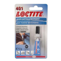 LOCTITE 401 sekundové lepidlo, 3g