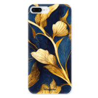 Odolné silikónové puzdro iSaprio - Gold Leaves - iPhone 8 Plus