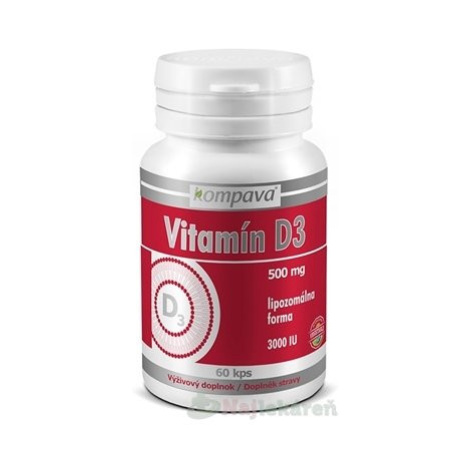 Kompava Vitamin D3 60 kapsúl