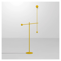 Artemide Ixa stojacia LED lampa nastaviteľná žltá