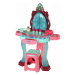 mamido Beauty Set toaletný stolík so zrkadlovým svetlom zvukové šperky tmavo ružové