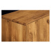 Vysoká komoda z dubového dreva 90x92 cm Greg - The Beds