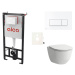 Cenovo zvýhodnený závesný WC set Alca do ľahkých stien / predstenová montáž + WC Laufen SIKOASL7