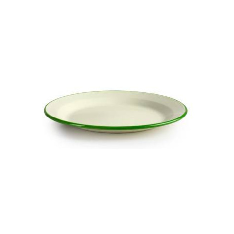 Smaltovaný tanier so zeleným okrajom 26 cm - Ibili - Ibili