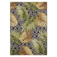 Kusový koberec Flair 105611 Diamonds and Leaves Multicolored – na ven i na doma - 160x235 cm Han