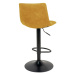 Norddan Dizajnová barová stolička Dominik horčicová