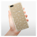 Odolné silikónové puzdro iSaprio - Abstract Triangles 03 - white - Huawei Honor 7S