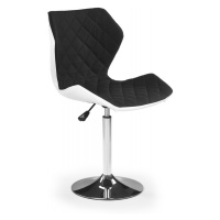 Barová stolička Rixo čierna/biela