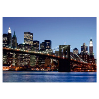 FTN S 2472 AG Design vliesová fototapeta 4-dielna Brooklyn Bridge, veľkosť 360 x 270 cm