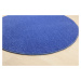 Kusový koberec Eton modrý 82 kruh - 100x100 (průměr) kruh cm Vopi koberce