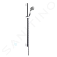 HANSGROHE - Crometta 85 Set sprchovej hlavice, tyče a hadice, Green 6 l/min, chróm 27652000