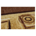 Protiskluzový běhoun na míru Zel 1004 Brown - šíře 120 cm Berfin Dywany
