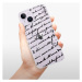 Odolné silikónové puzdro iSaprio - Handwriting 01 - black - iPhone 14