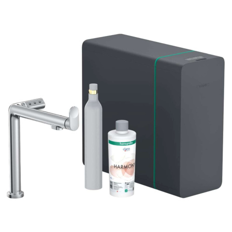 Hansgrohe Aqittura M91 - Drezová batéria, SodaSystem, sBox, chróm 76810000