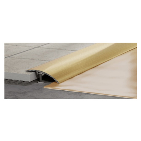 Lišta prechodová Havos, hliník, dĺžka 90 cm, výška hrany 8 mm, LP3J90