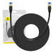 Kábel Baseus Braided network cable cat.7 Ethernet RJ45, 10Gbps, 8m (black)