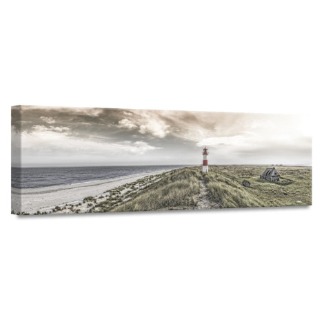 Obraz Styler Canvas By The Sea Beacon View, 45 × 140 cm