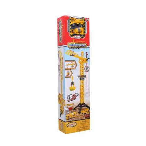 Žeriav s 2 stavebnými autami 57 cm Wiky