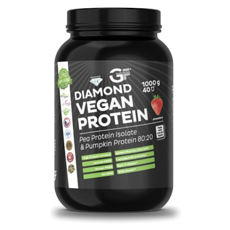 GF NUTRITION Diamond vegán proteín jahoda 1000 g