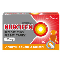 NUROFEN Čapíky pre deti 125 mg 10 kusov