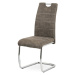 AUTRONIC HC-483 BR3 Jedálenská stolička, poťah hnedá látka COWBOY v dekore vintage kože, kovová 