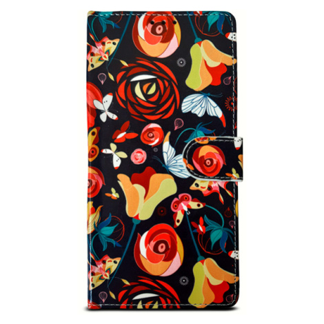 Diárové puzdro na Xiaomi Redmi 10C/Poco C40 Licence ART Book kvety a motýle