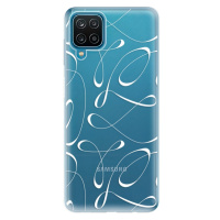 Odolné silikónové puzdro iSaprio - Fancy - white - Samsung Galaxy A12
