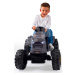Traktor na šľapanie a príves Stronger XXL Tractor+Trailer Smoby s polohovateľným sedadlom a zvuk