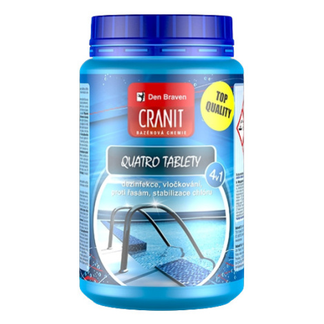 CRANIT QUATRO TABLETY - Dezinfekčný viacúčelový prípravok 4v1 1 kg modrá Den Braven