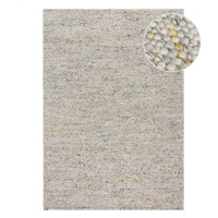 Krémový ručne tkaný koberec s prímesou vlny 80x150 cm Minerals – Flair Rugs