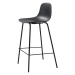 Furniria Dizajnová barová stolička Jensen čierna