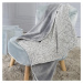 Sivá bavlnená detská deka 80x80 cm Miffy – Roba