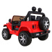 mamido Elektrické autíčko Jeep Wrangler Rubicon 4x4 červené