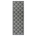 Kusový koberec Hamla 105477 Black Cream - 80x300 cm Hanse Home Collection koberce