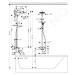HANSGROHE - Crometta Termostatická vaňová batéria Showerpipe S 240, chróm 27320000