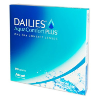 ALCON Dailies AquaComfort Plus jednodňové šošovky 90 kusov, Počet dioptrií: -10,0, Priemer: 14,0