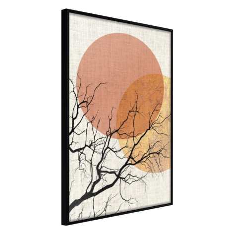 Plagát v ráme Artgeist Gloomy Tree, 30 x 45 cm