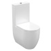 Kerasan Kerasan, FLO WC kombi misa 36x60cm, spodný/zadný odpad, biela, 311701