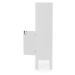 Biela skriňa Tenzo Uno, výška 152 cm