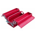 Extol Craft 81843 box na náradie kovový 400x200x200mm, 5-dielny - farba: červená
