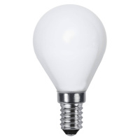 LED kvapková žiarovka E14 2 700 K opál Ra90 4,7 W