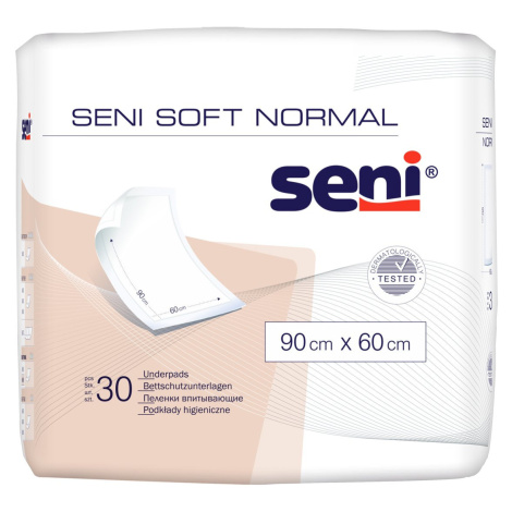 SENI Soft normal hygienické podložky 90 x 60 cm savosť 1350 ml 30 ks