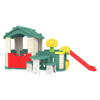 RAMIZ Záhradný domček 5v1 pre deti so zelenou strechou ZOG.CHD-808G